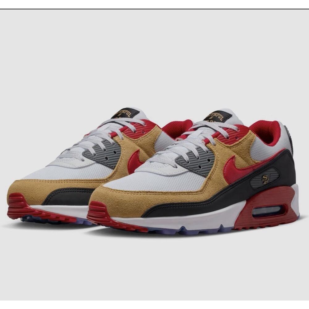 Nike Air Max 90 San Francisco 49ers Special Edition Mens Very Limited SZ 15